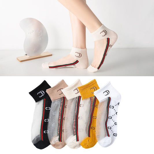 Stylish Women’s Short Socks - Breathable Summer Fashion