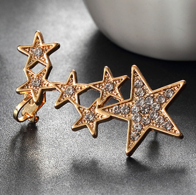 Diamond Star Women’s Stud and Clip-On Earrings