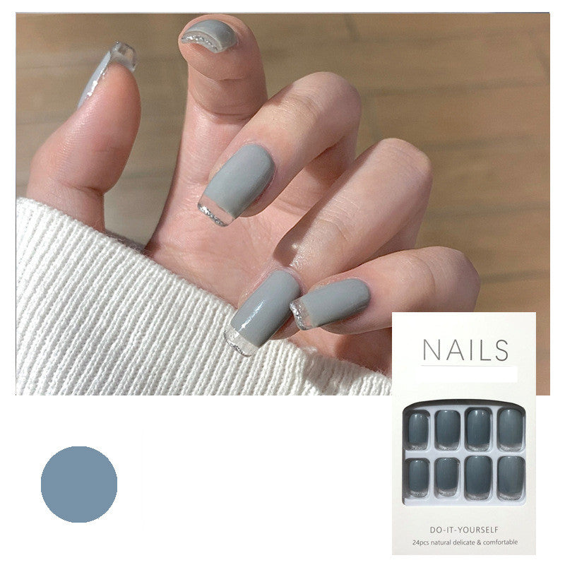 Autumn Winter Celebrity Nail Patch Set (False Nails)
