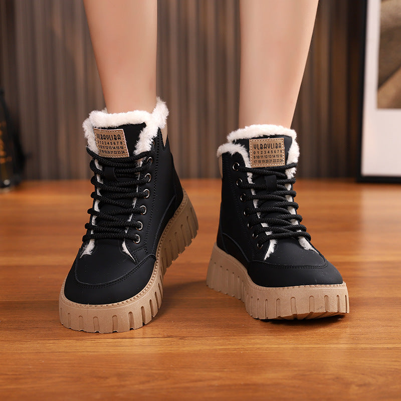 2023 Winter High-Top Thick Sole Martin Boots for Women