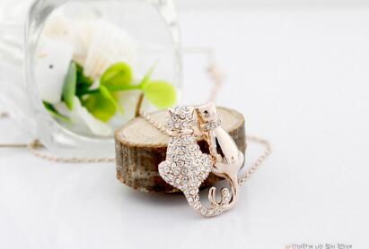 Cat Necklace Pendant Jewelry