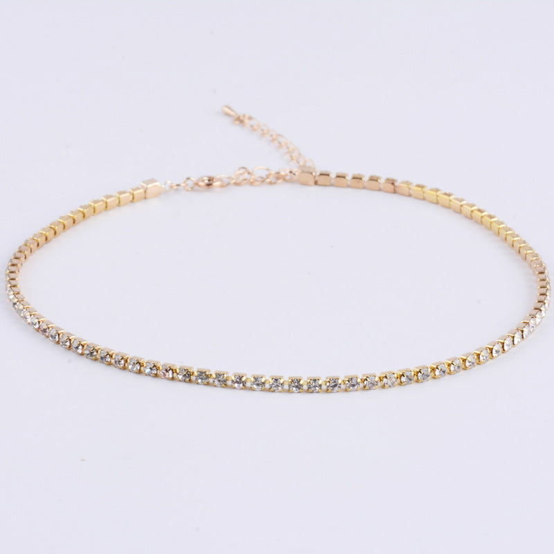 Women's Rhinestone Necklace and Jewelry