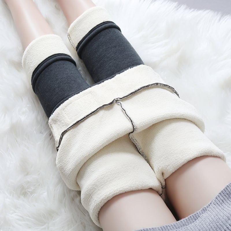 Extra-Thick Lamb Velvet Leggings for Women’s Warmth