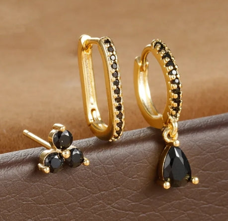 Water Drop Stud Earrings