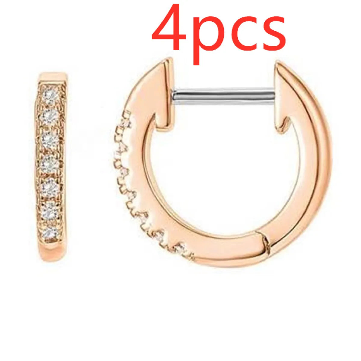 Single Row Diamond Earrings