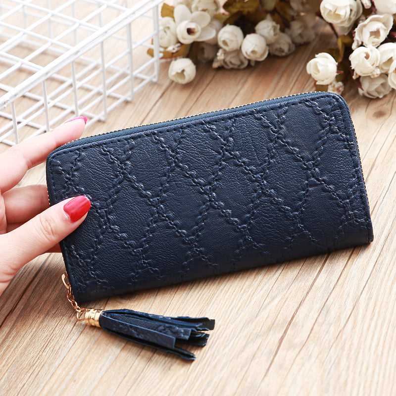 Fashionable Women’s Purse with Large Capacity and Tassels