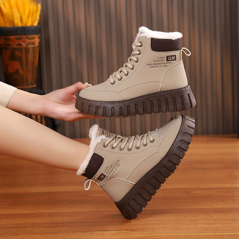 2023 Winter High-Top Thick Sole Martin Boots for Women
