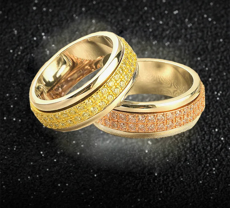 Rotatable 925 Silver Women’s Ring