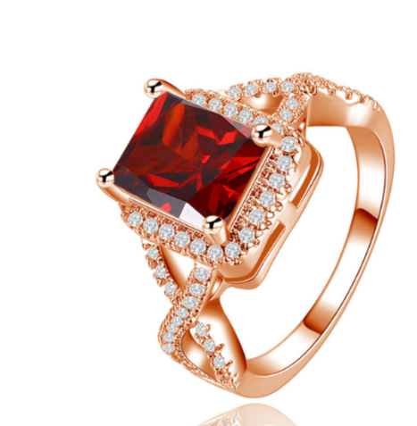 Natural Zircon Ring - Stylish Trendy Jewelry