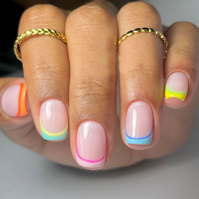 Two-Color Splicing Wearable Armor Nail Patches
