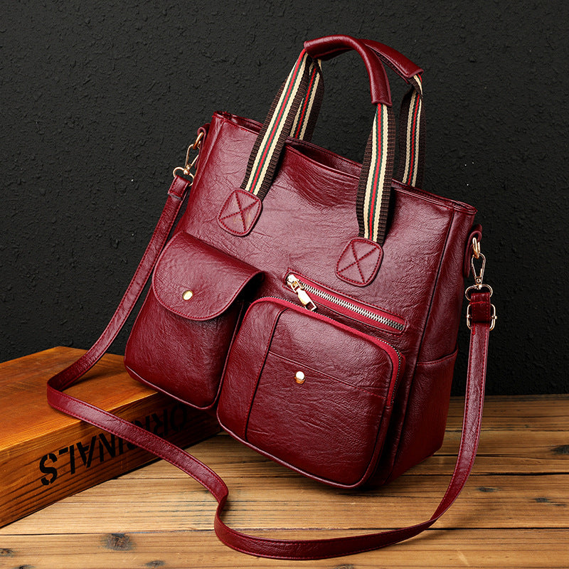 Large Capacity Women’s Crossbody Multi-Pocket Handbag