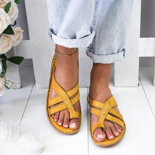Fashion Casual Women’s Breathable Slope Heel Slippers