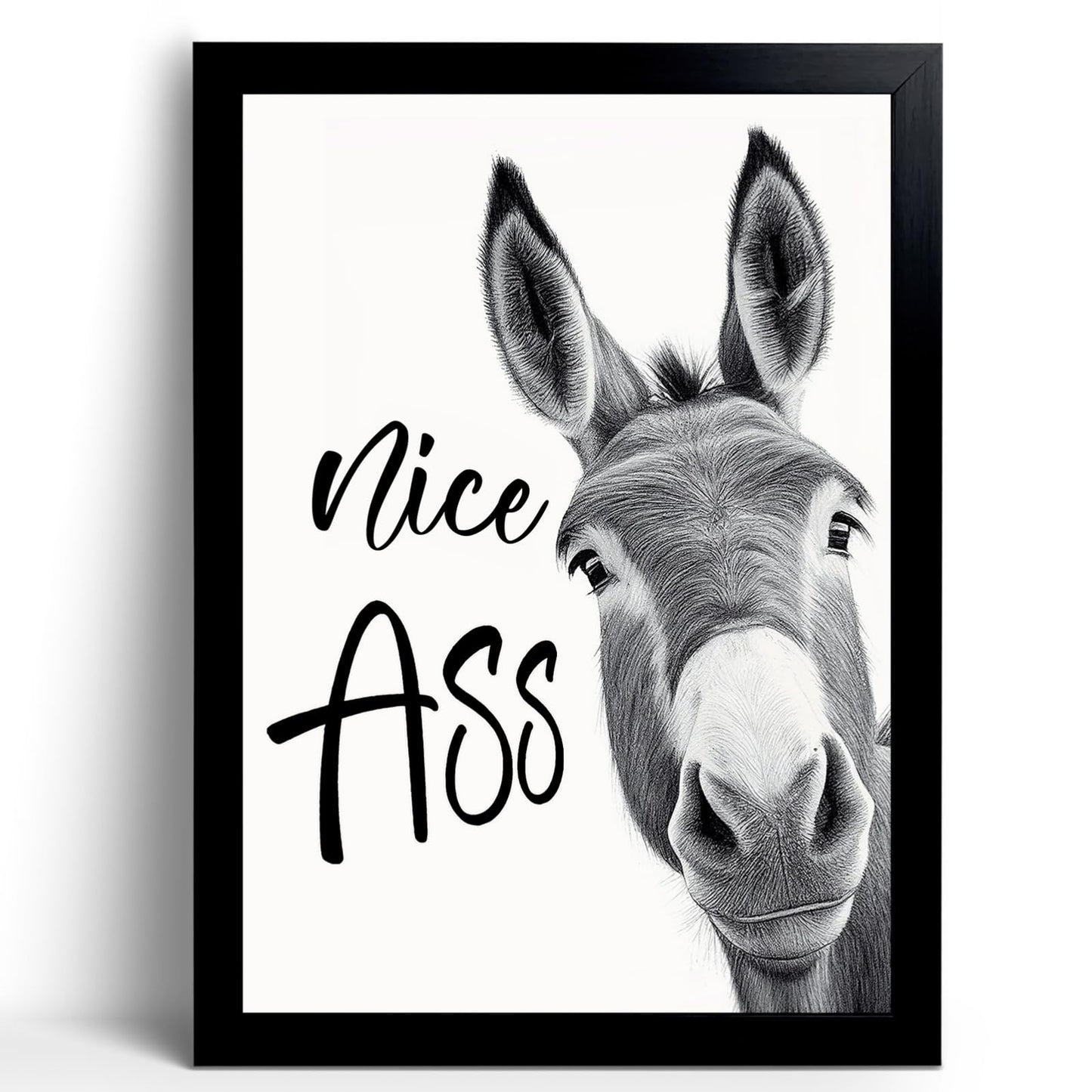 Donkey Animal Prints Toilet Room DecorNice Ass Quotes Bathroom Sign Funny Bathroom Decor Bathroom Signs Funny Bathroom Wall Art Bathroom Decor Poster Toilet Art Guest Bathroom Wall Decor