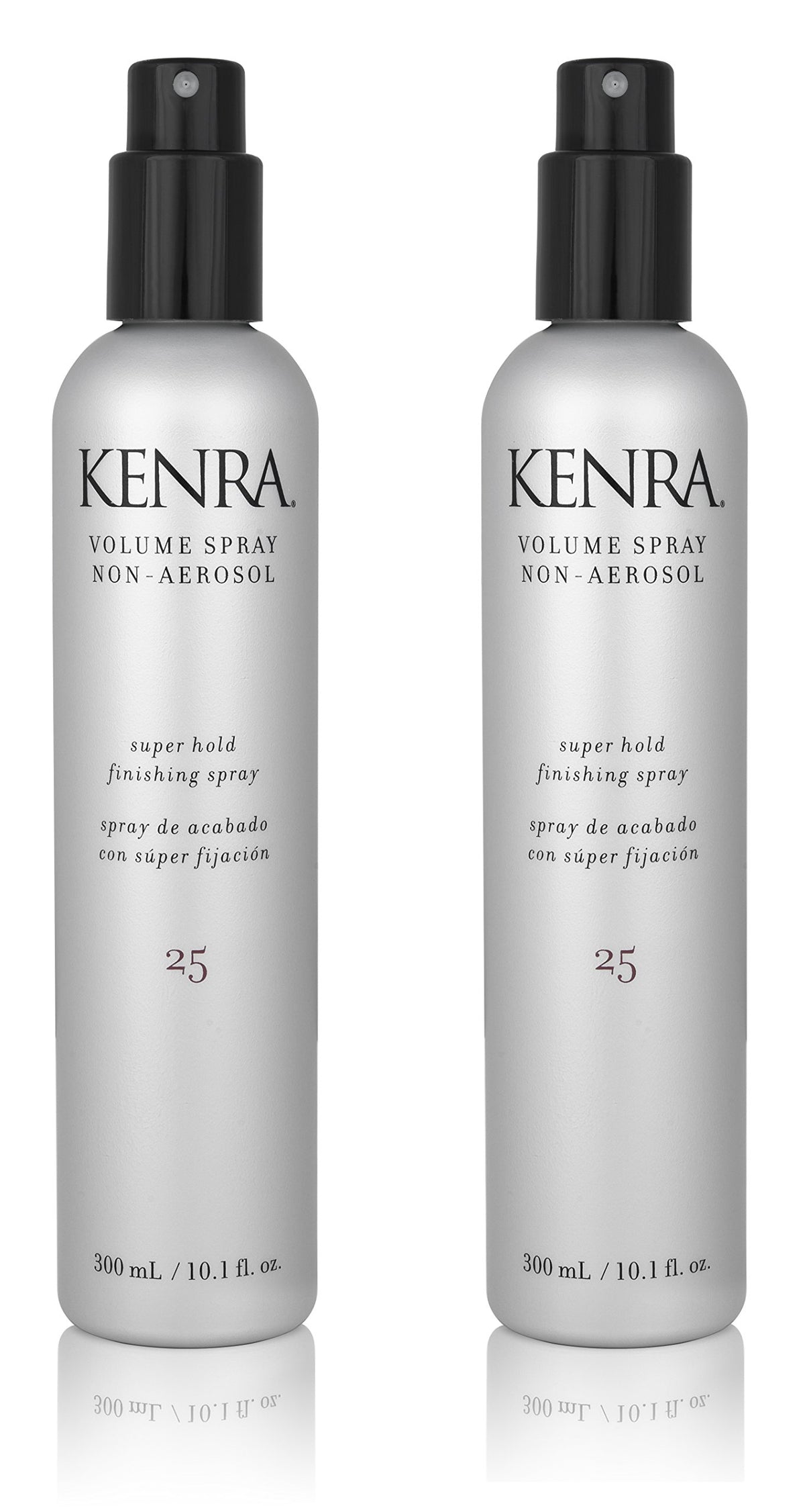 Kenra Volume Spray Non Aerosol 25 | Super Hold Finishing Spray | High Humidity Resistance | Flake-Free and Fast-Drying | All Hair Types | 10.1 fl. oz. (2-Pack)
