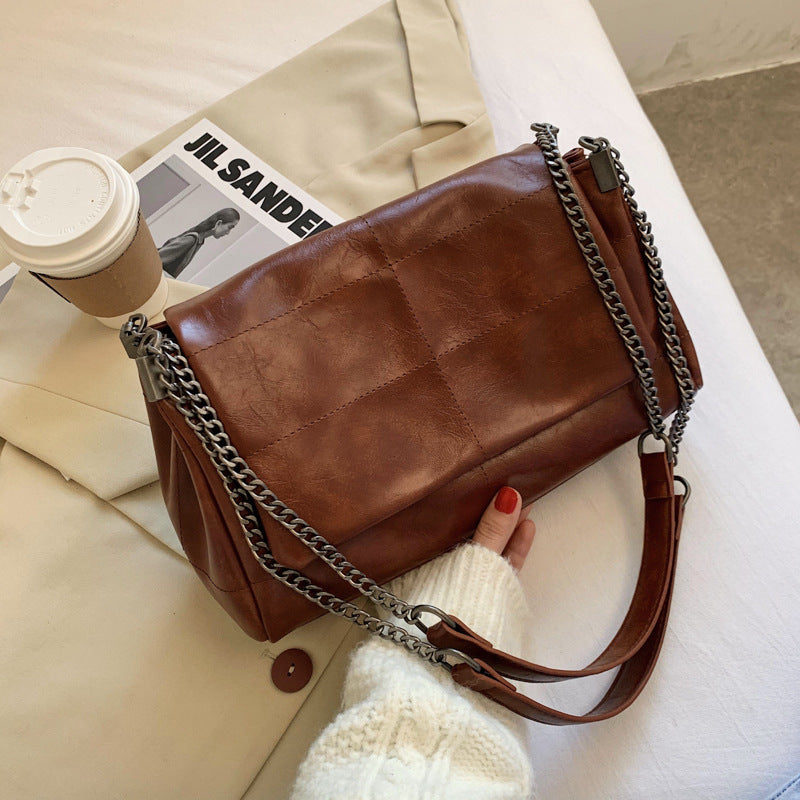 Fashionable PU Leather Small Square Bag for Women
