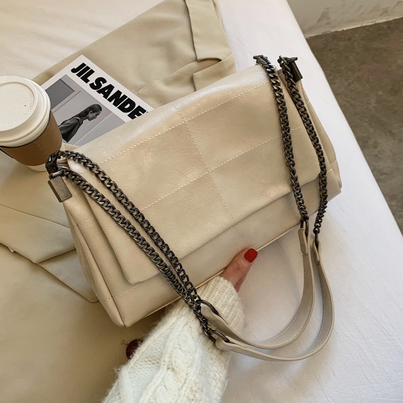 Fashionable PU Leather Small Square Bag for Women