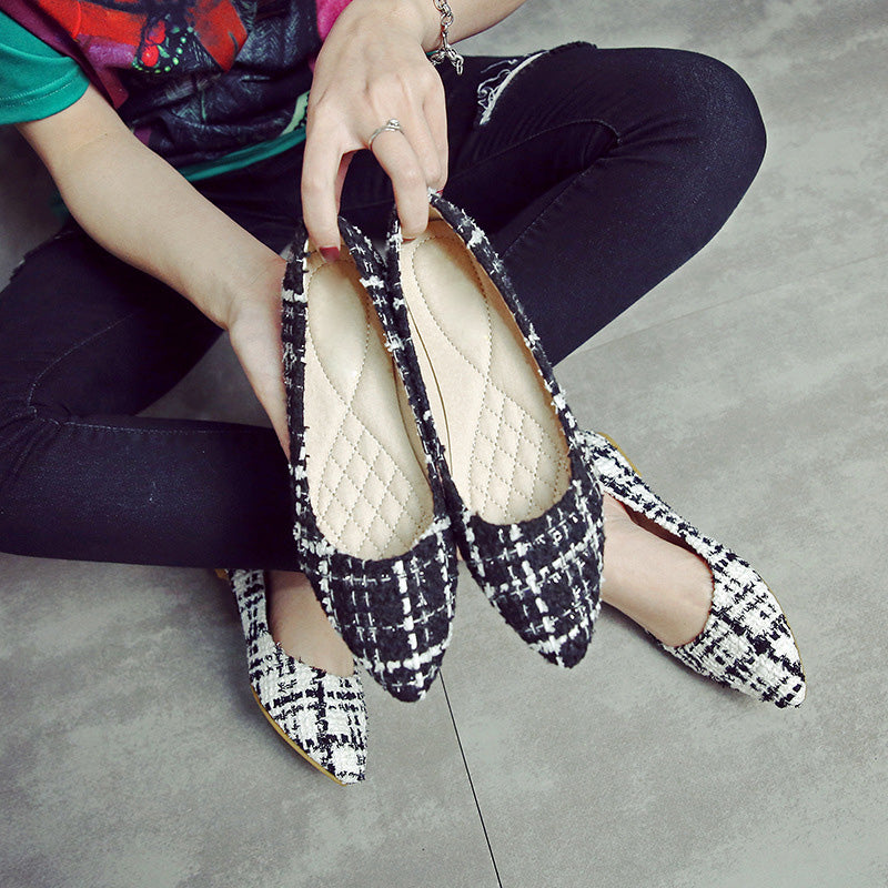 Autumn New Women’s Casual Plaid Loafers (Soft Sole)
