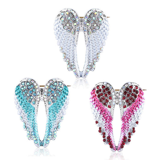 Angel Wings Brooch - Fashion Accessory for Girls