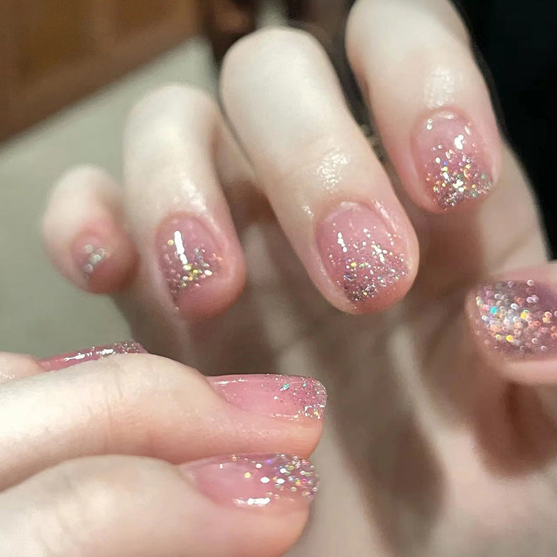 Wearable Magic Mirror Effect Nail Sticker - Exquisite Design