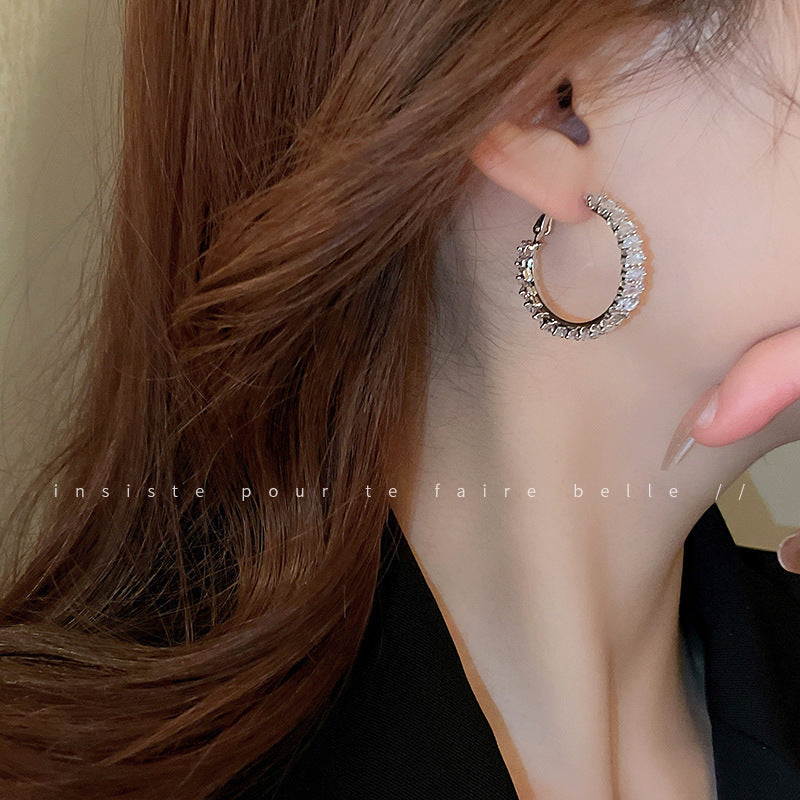 Stylish Heart Star Sequined Tassel Earrings for Women