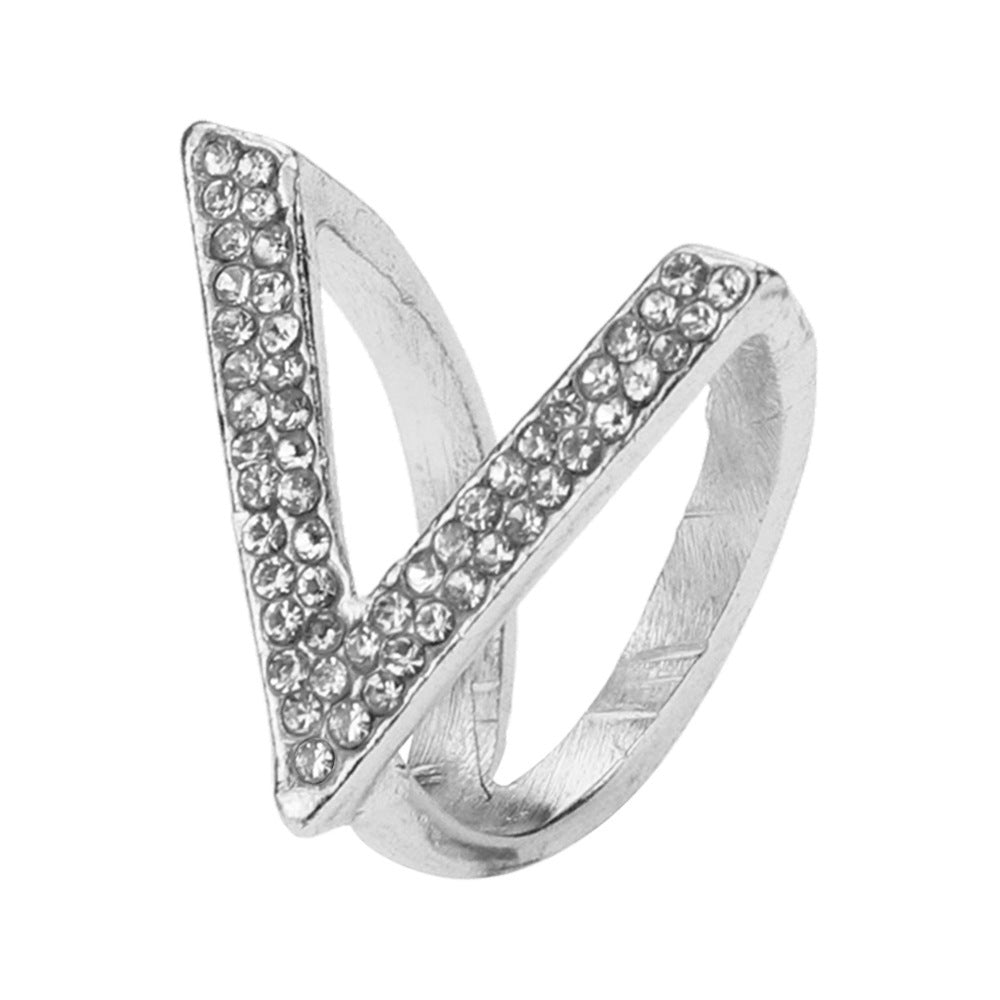 Fashion Crystal Scarf Clip with Rhinestone Inlay