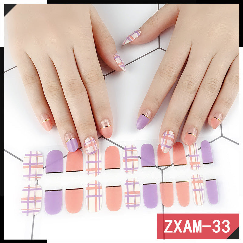 Premium Nail Stickers - 2019 Korean Trend, Custom 22pcs