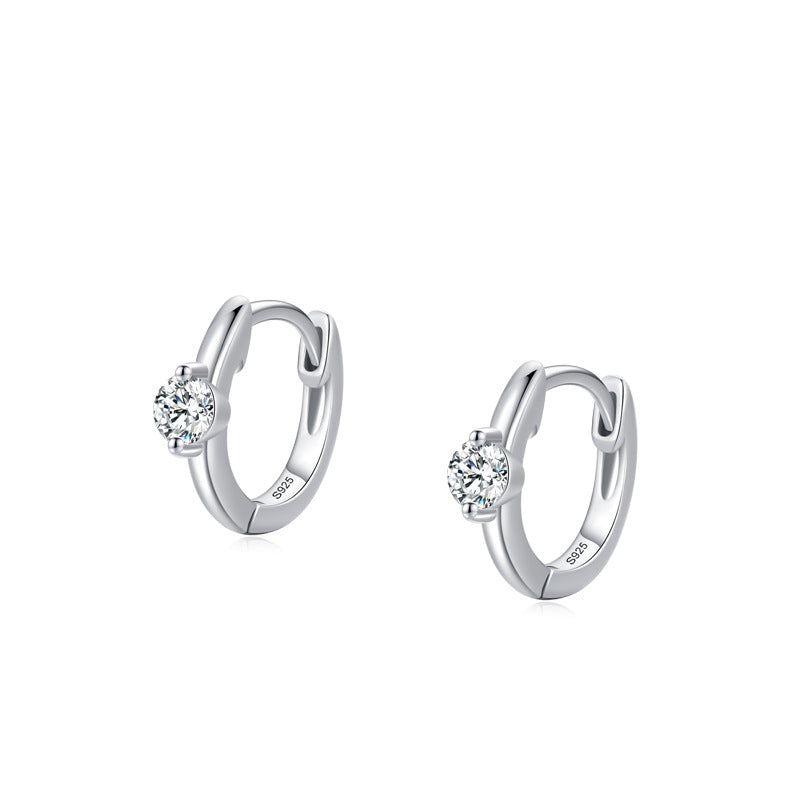 S925 Silver Luxury Diamond Earrings for Women