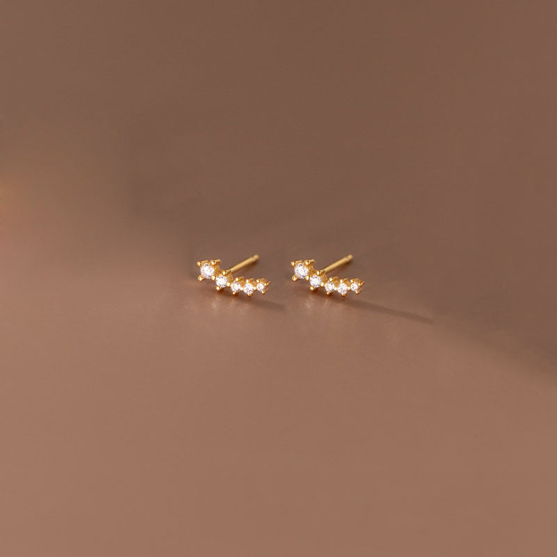Minimalist Mini Zircon Earrings for Women’s Outings